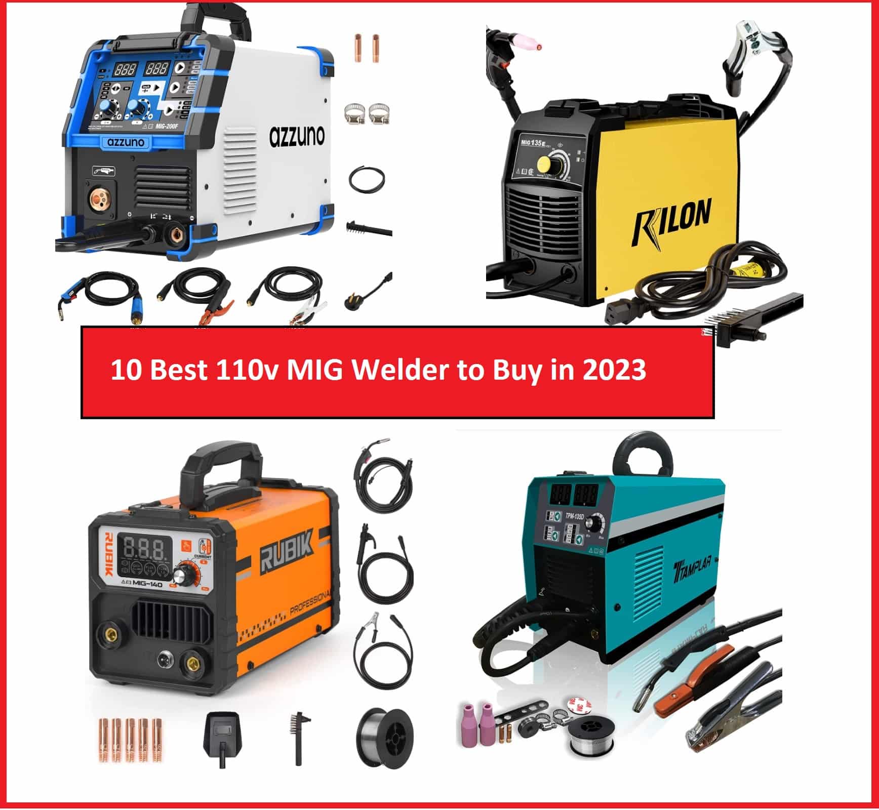 Best 110v MIG Welder to Buy in 2023 buying guide